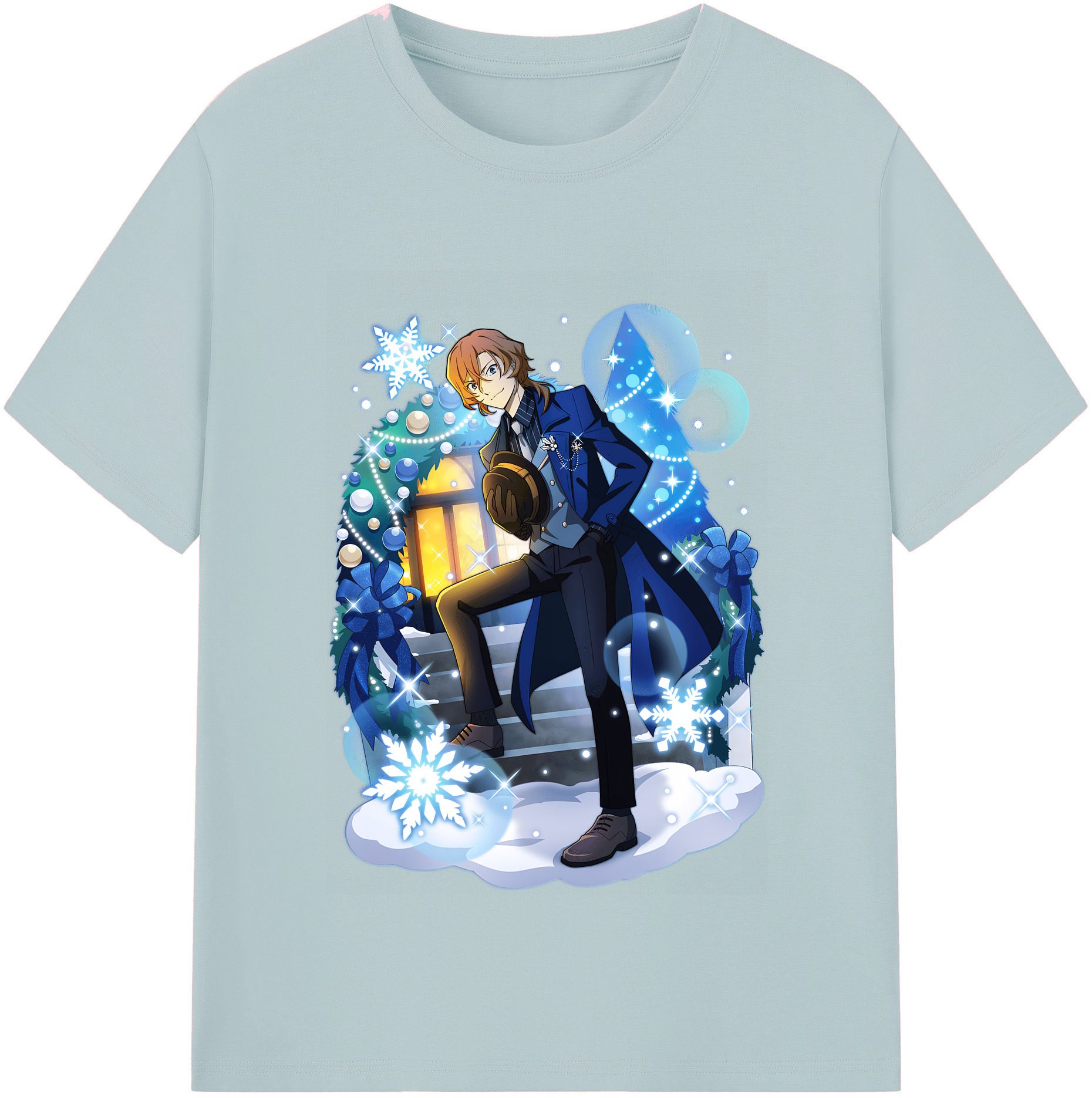 （画像用） 文豪ストレイドッグス Bungo Stray Dogs 綿100％半袖Tシャツ（フロントプリント）